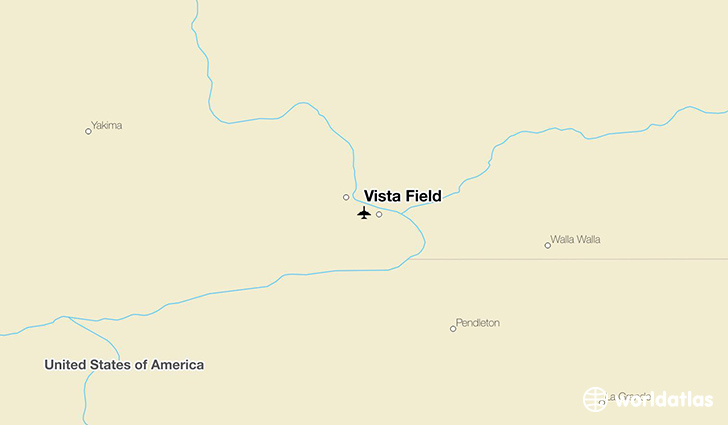 Vista Field location on a map