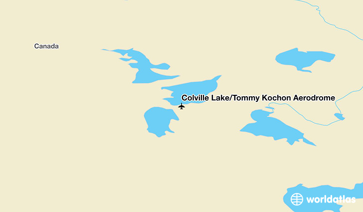 Colville Lake/Tommy Kochon Aerodrome location on a map
