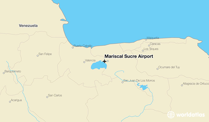 Mariscal Sucre Airport location on a map