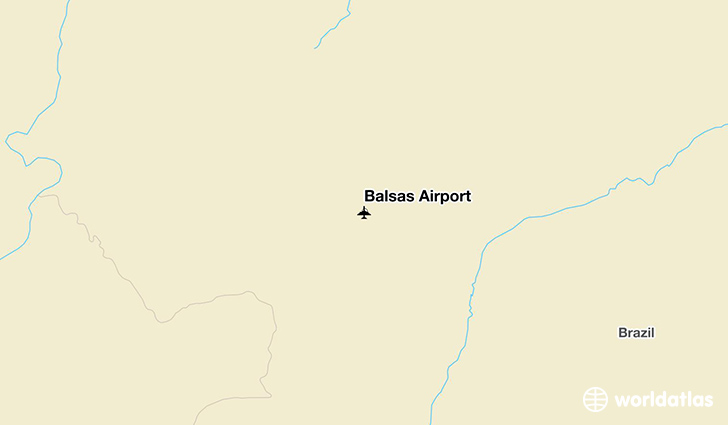 Balsas Airport location on a map