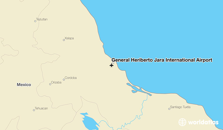 General Heriberto Jara International Airport location on a map