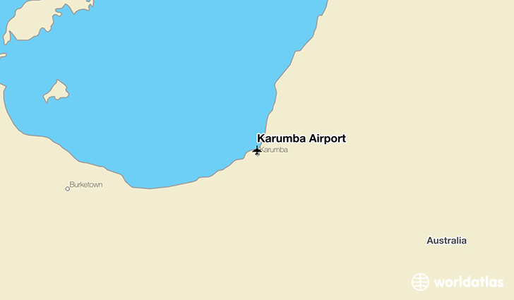 Karumba Airport location on a map