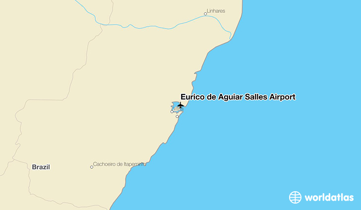 Eurico de Aguiar Salles Airport location on a map