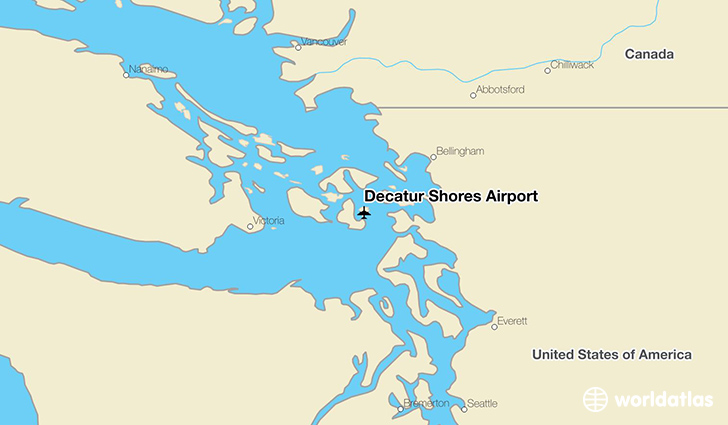 Decatur Shores Airport location on a map