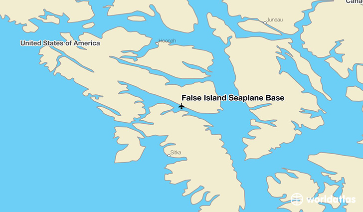 False Island Seaplane Base location on a map