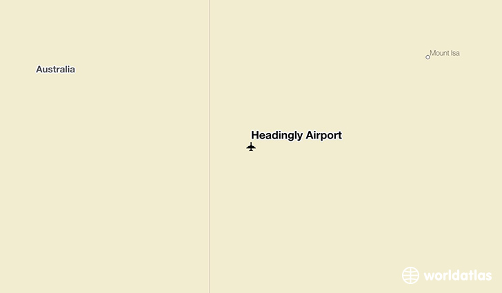 Headingly Airport location on a map