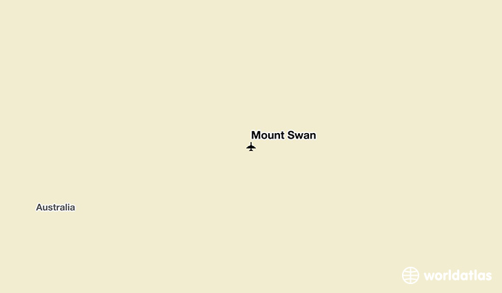 Mount Swan location on a map