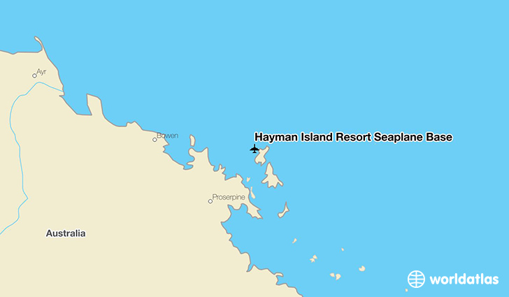 Hayman Island Resort Seaplane Base location on a map
