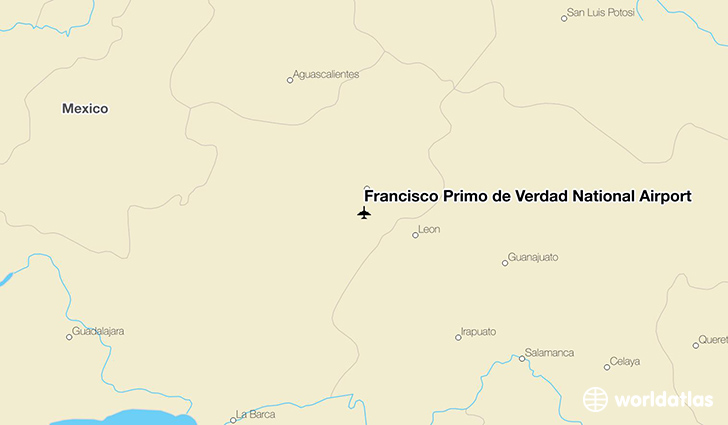 Francisco Primo de Verdad National Airport location on a map