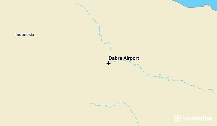 Dabra Airport location on a map
