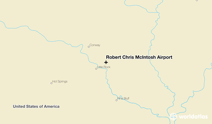Robert Chris McIntosh Airport location on a map