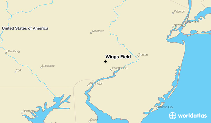 Wings Field location on a map