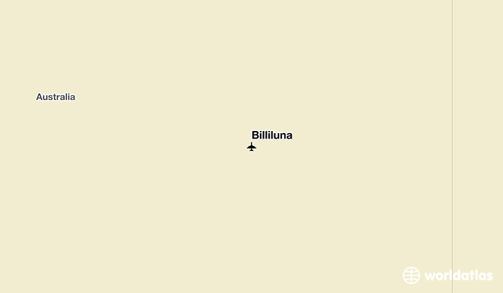 Billiluna location on a map