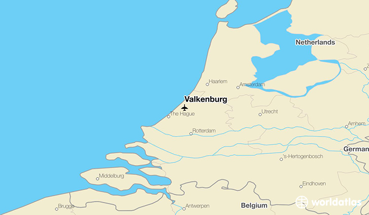 Valkenburg location on a map