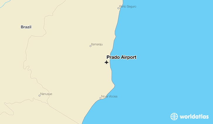 Prado Airport location on a map