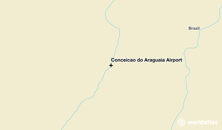 Conceição do Araguaia Airport location on a map