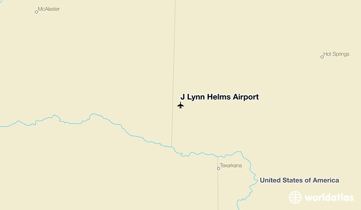 J Lynn Helms Airport location on a map