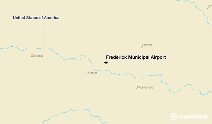 Frederick Municipal Airport location on a map