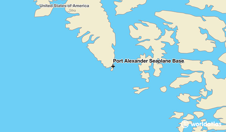 Port Alexander Seaplane Base location on a map