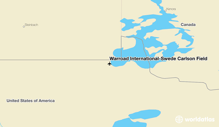 Warroad International-Swede Carlson Field location on a map