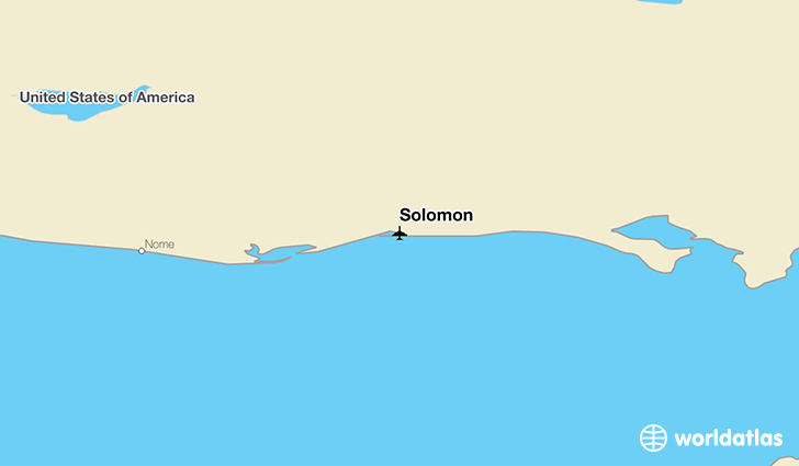 Solomon location on a map