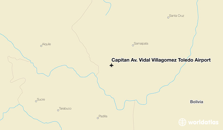 Capitán Av. Vidal Villagomez Toledo Airport location on a map