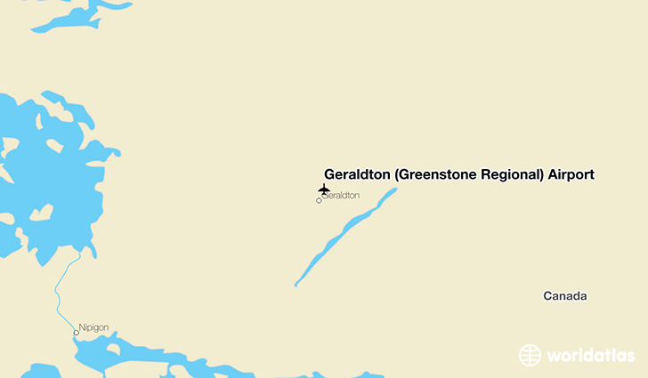 Geraldton (Greenstone Regional) Airport location on a map