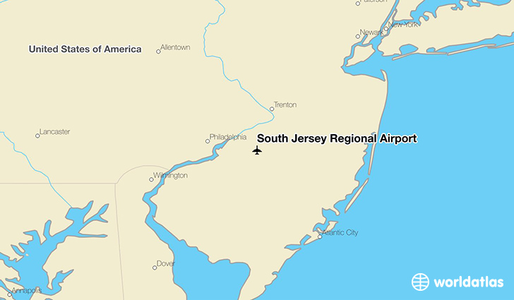 South Jersey Regional Airport location on a map
