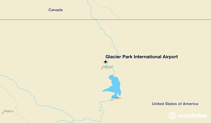 City Of Kalispell >> Glacier Park International Airport (FCA) - WorldAtlas City Of Kalispell >> Glacier Park International Airport (FCA) - WorldAtlas