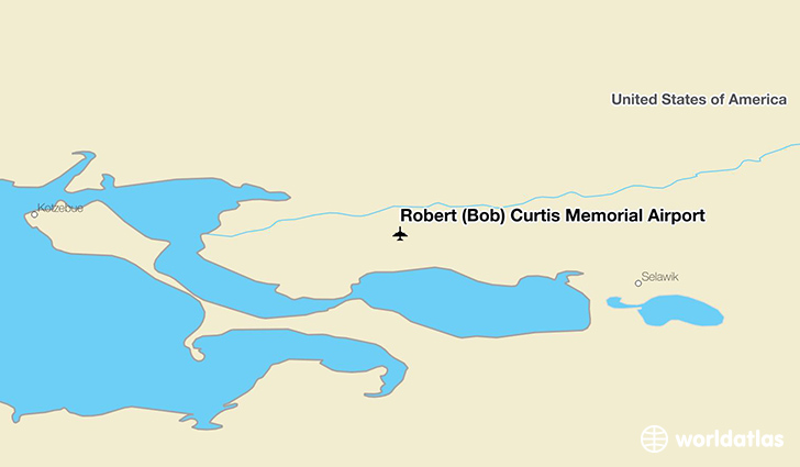 Robert (Bob) Curtis Memorial Airport location on a map