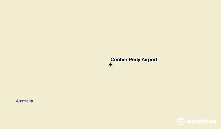 Coober Pedy Airport location on a map