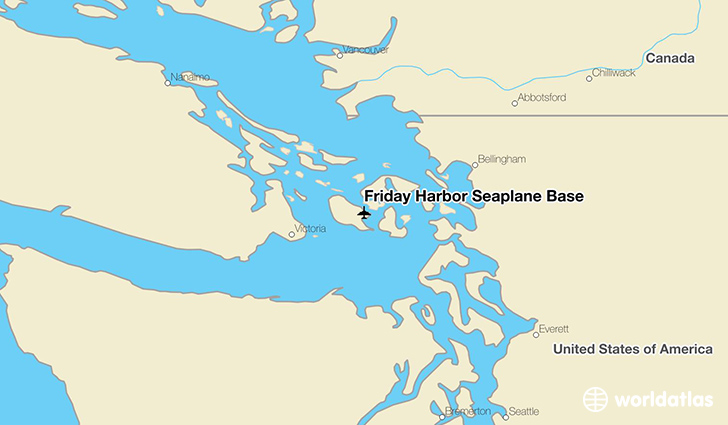Friday Harbor Seaplane Base location on a map