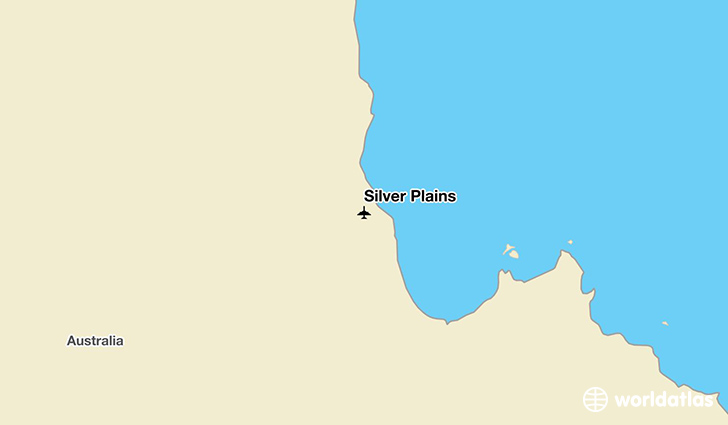 Silver Plains location on a map