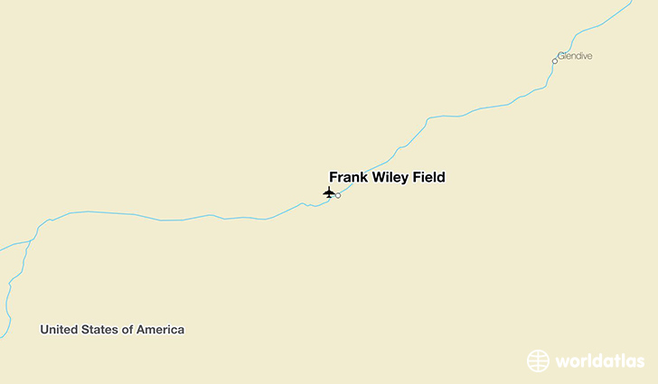 Frank Wiley Field location on a map