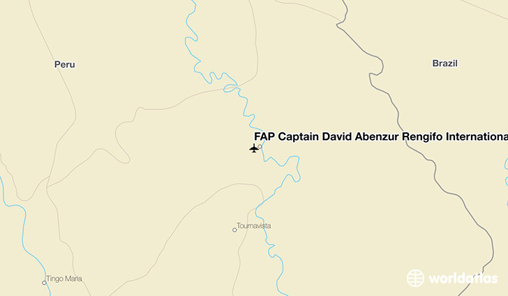 FAP Captain David Abenzur Rengifo International Airport location on a map