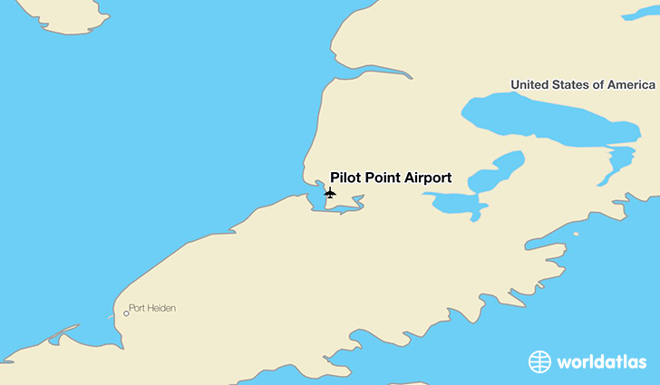 Pilot Point Airport location on a map
