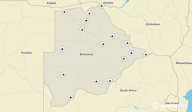 Botswana airports