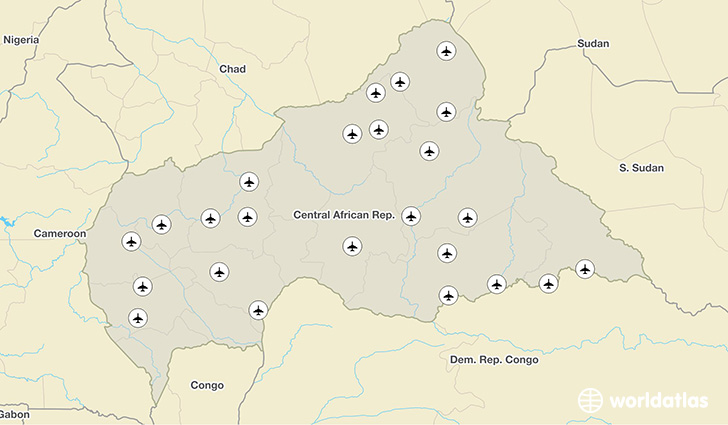 Central African Republic airports