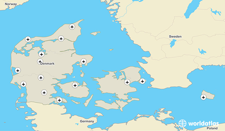 Denmark airports