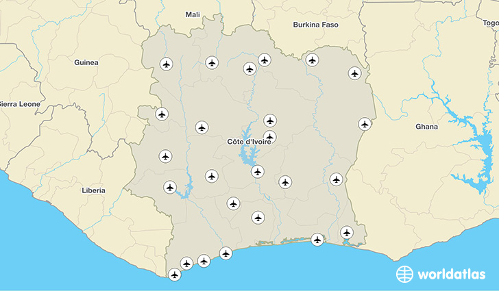 Ivory Coast airports