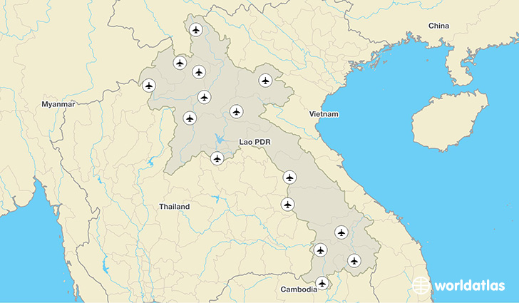 Laos airports
