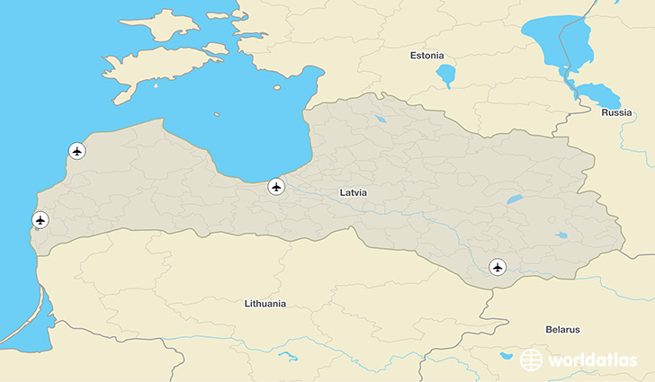 Latvia airports