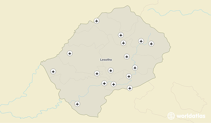 Lesotho airports
