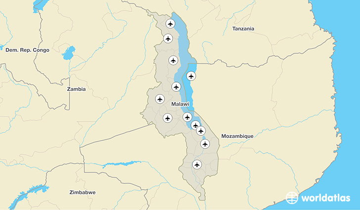 Malawi airports