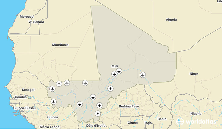 Mali airports