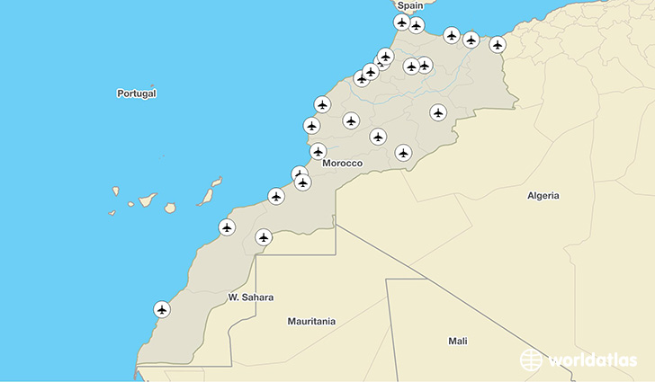Morocco airports