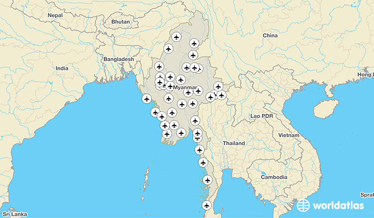 Myanmar airports