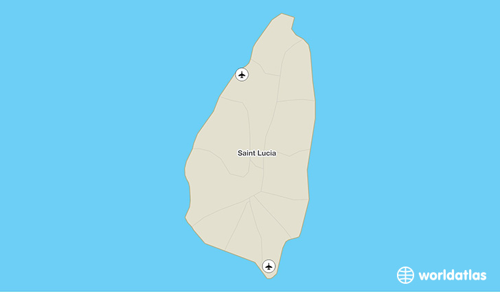 Saint Lucia airports
