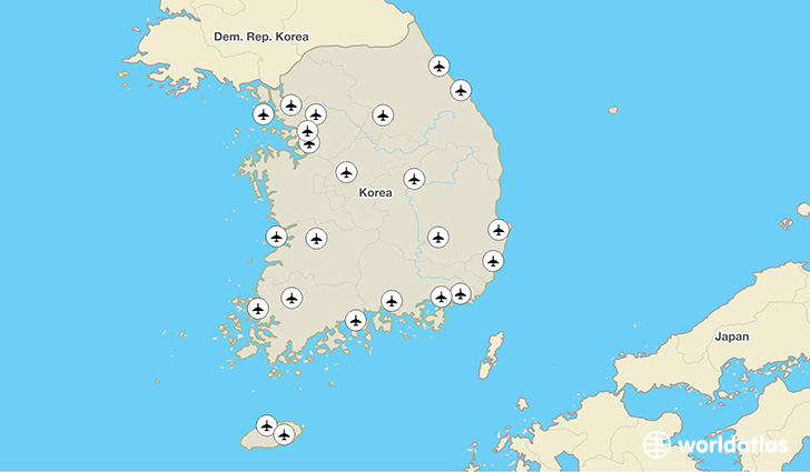 South Korea airports