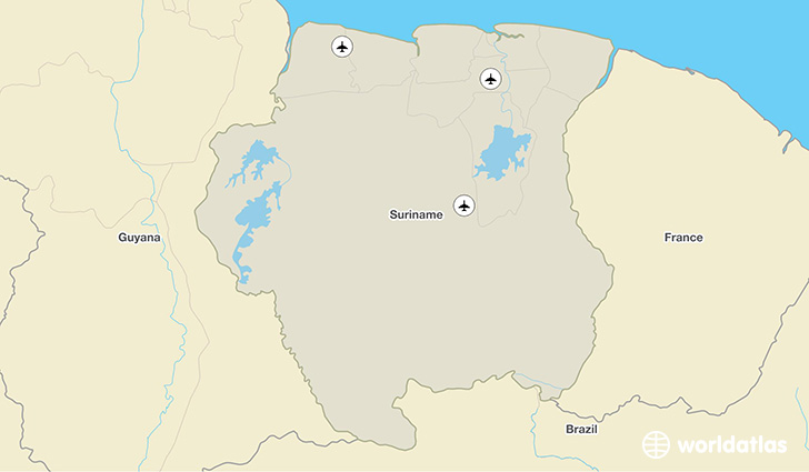 Suriname airports